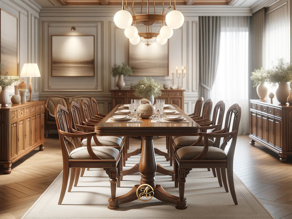 Lüks Klasik Yemek Odası Tasarımları - Luxury Classic Dining Room Designs