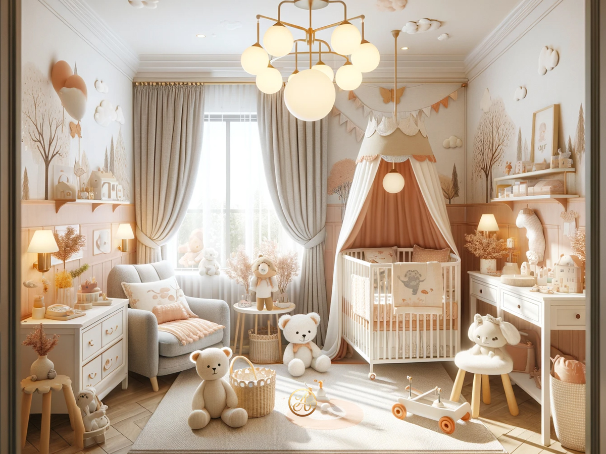 Sevimli ve Konforlu Bebek Odası Dekorasyonları