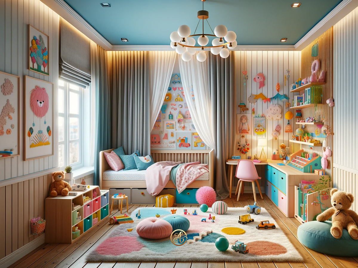 Renkli ve Yaratıcı Genç Çocuk Odası Dekorasyonları