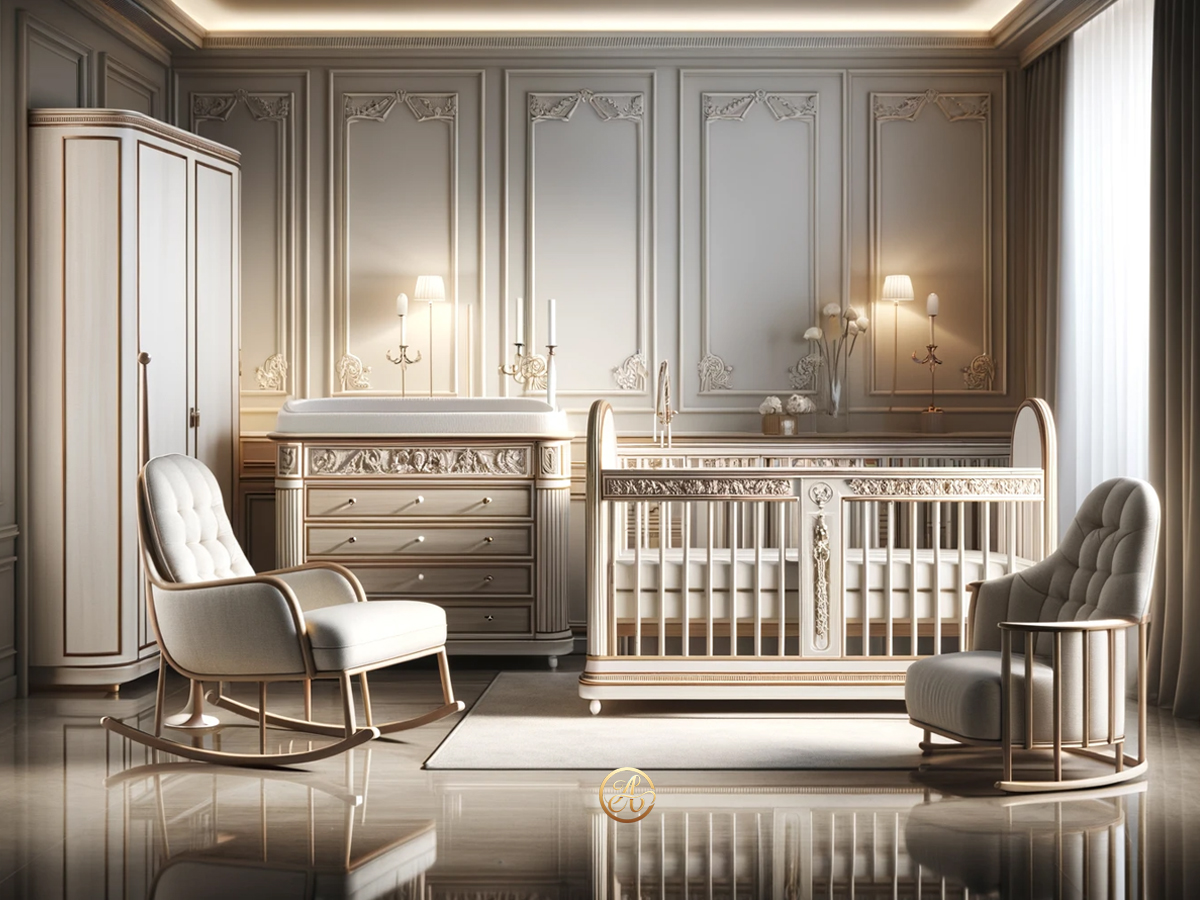 Lüks Klasik Bebek Odası Tasarımları