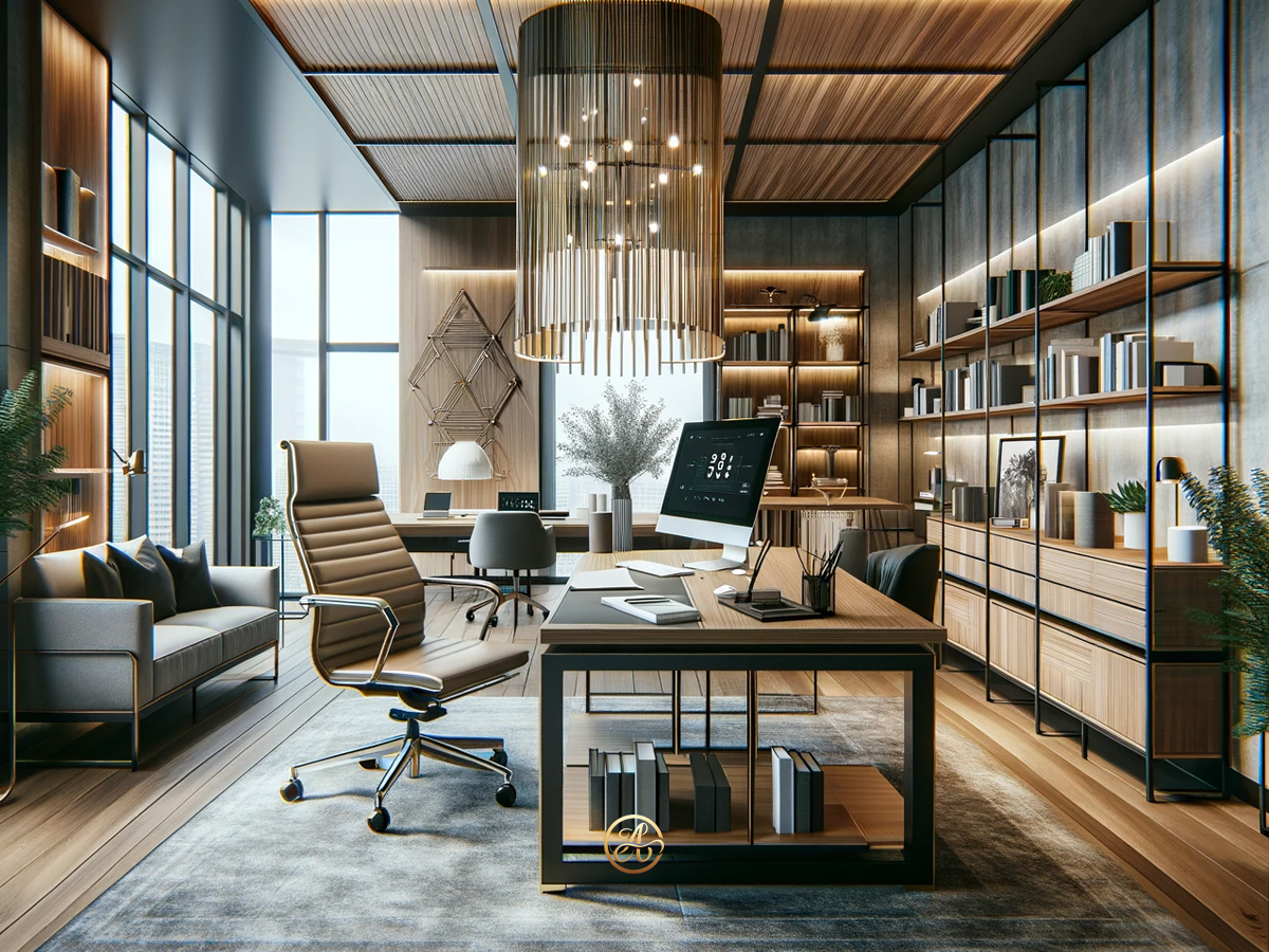 Modern Ofis Çalışma Salonu ve Mobilya Tasarımları