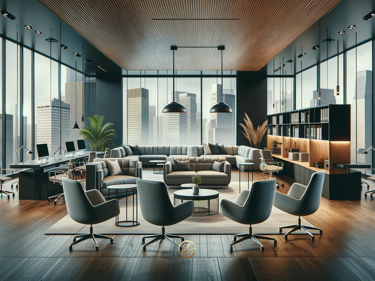 Etkili ve Modern Ofis Sekreter Salon Mobilya Tasarımları